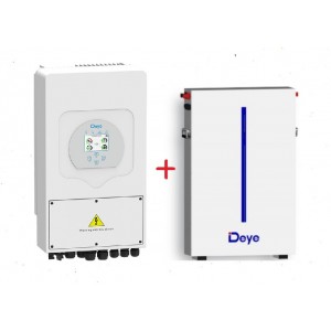 Інвертор Deye SUN-6K-SG03LP1-EU WiFi + Aкумулятор Deye RW-M6.1 48V 120AH (RW-M6.1)